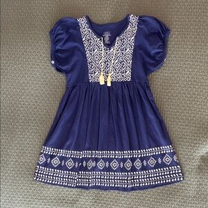 Egg by Susan Lazar- Top in dark blue/purple with White Accents